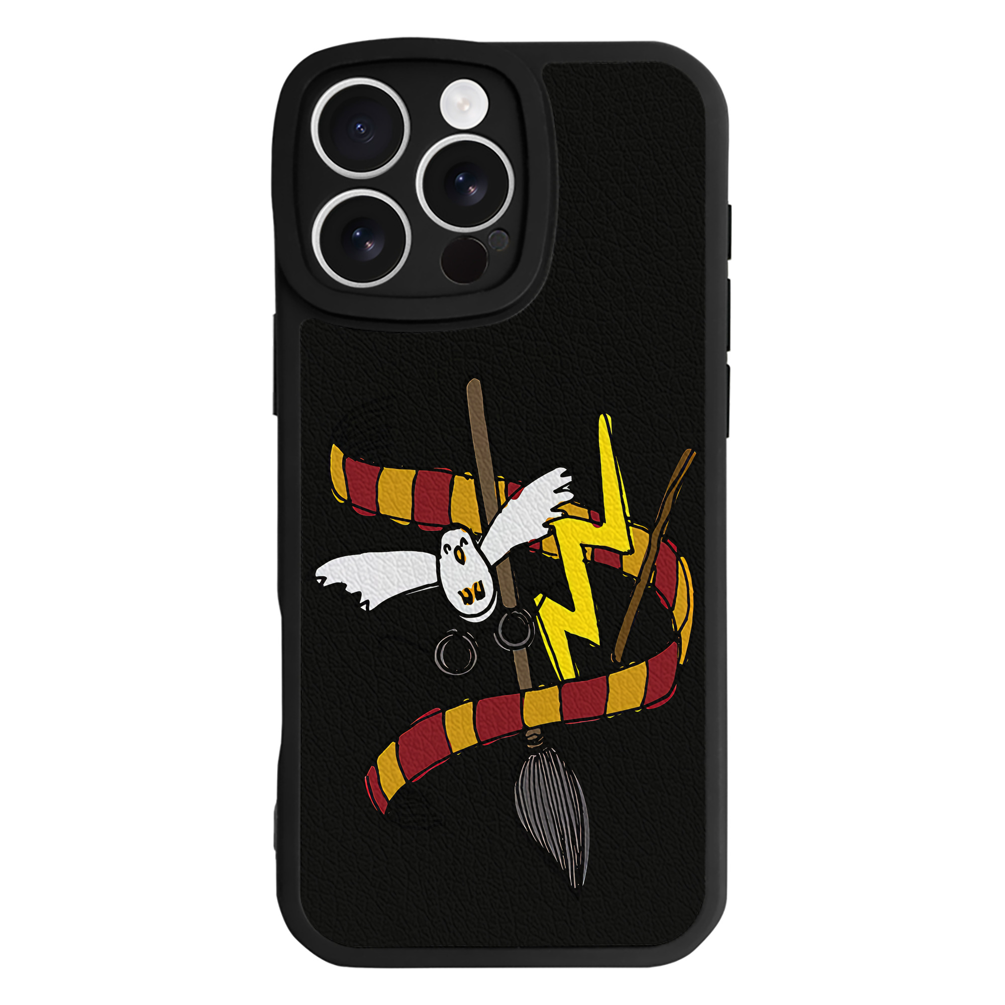 （画像用） Harry Potter ハリー・ポッターシリーズ 【iPhone 16シリーズ対応】シリコンスマホケース（レザー調） 材質：シリコン